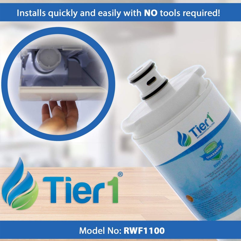 Tier1 RWF1100 640565 Refrigerator Water Filter | Replacement for 3M Cuno CS-52, Whirlpool WHKF-R-PLUS, EVOLFLTR10 | Fridge Filter Lasts up To 6 Months | Easy Install | Great Tasting Water - Image 4